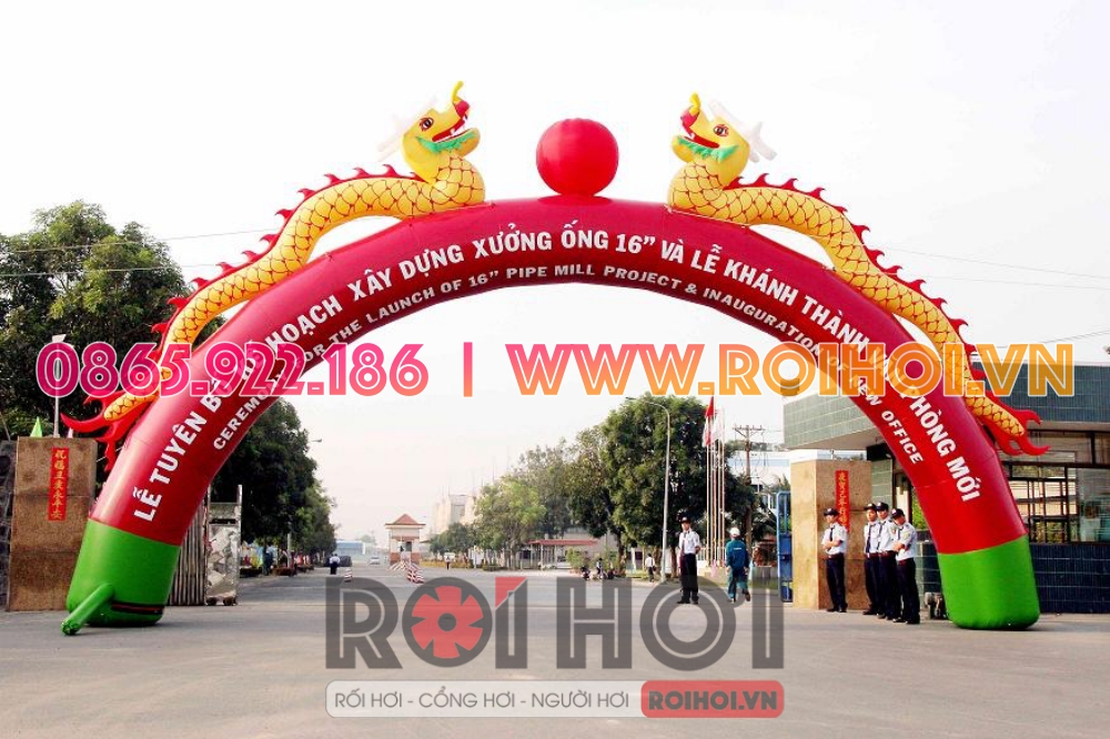 Cổng hơi dần trở thành 1 thứ không thể thiếu trong nhiều bữa tiệc, sự kiện, khai trương khác nhau của không ít các doanh nghiệp. 3 cổng hơi